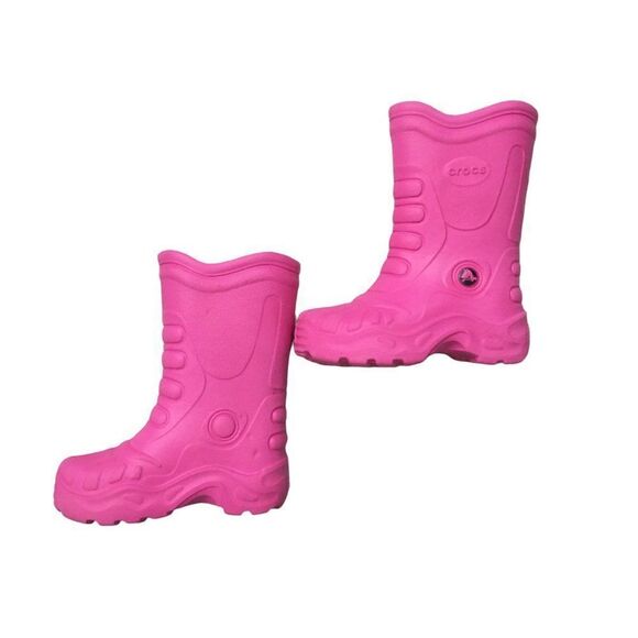 Crocs rain boots pink  - Picture 3 of 8